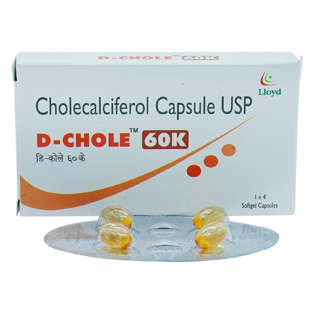 D Chole 60k Softgel Capsule